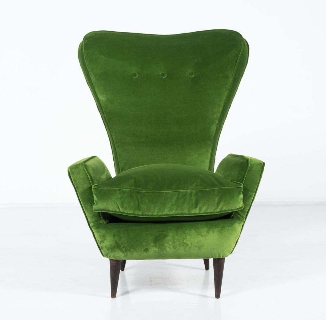 4350.0 Modern Pair Of Armchairs By Emilia Sala And Giorgio Madini – New Upholstery photo
