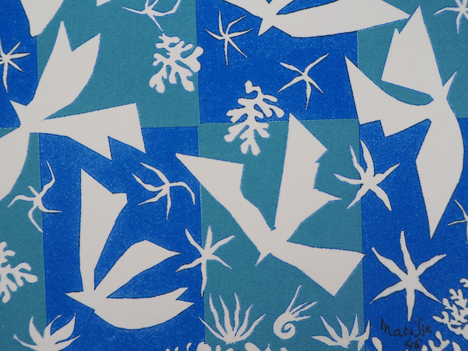 (After) Henri Matissepolynesia : Doves In The Sky   Screen Print (French President Greeting Card)2000 photo 171.0