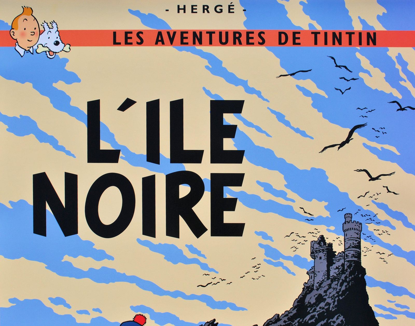 Hergetintin : The Black Island   Official Print (Tintin Museum)2024 photo 128.0