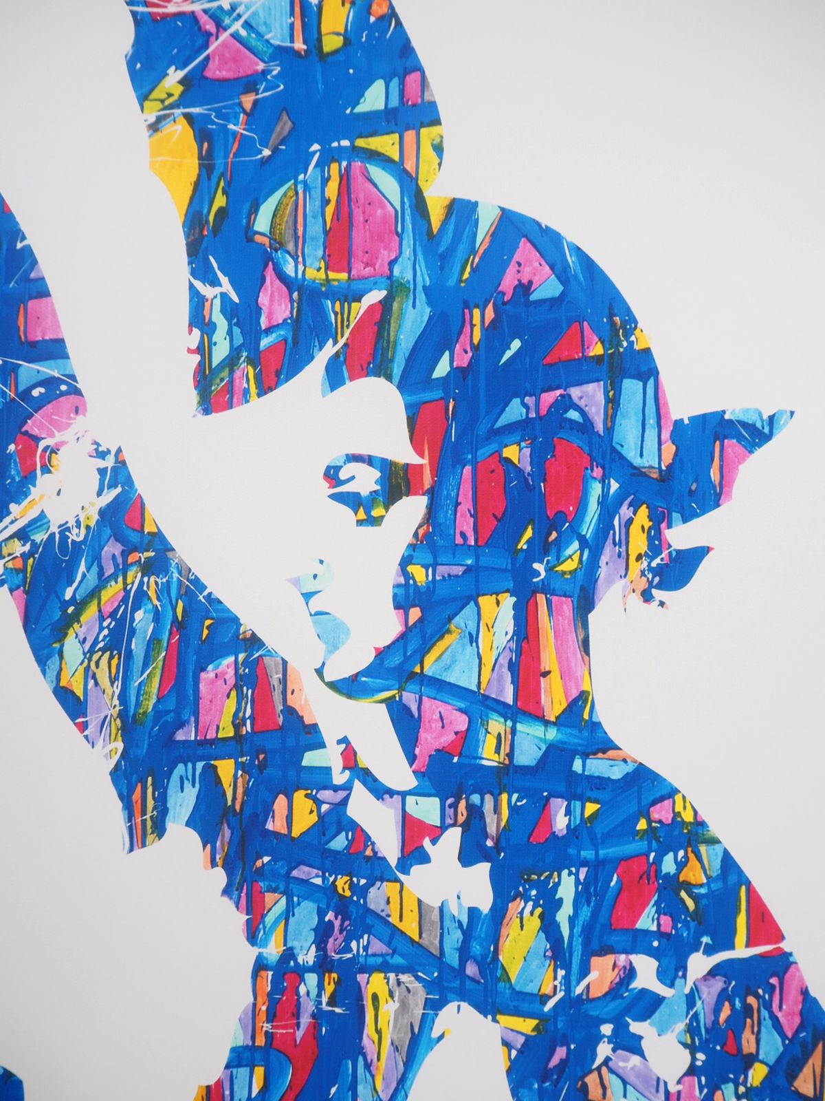 Jononestreet Art : Liberty (After Delacroix)   Original Screen Print On Canvas   Small2015 photo Art