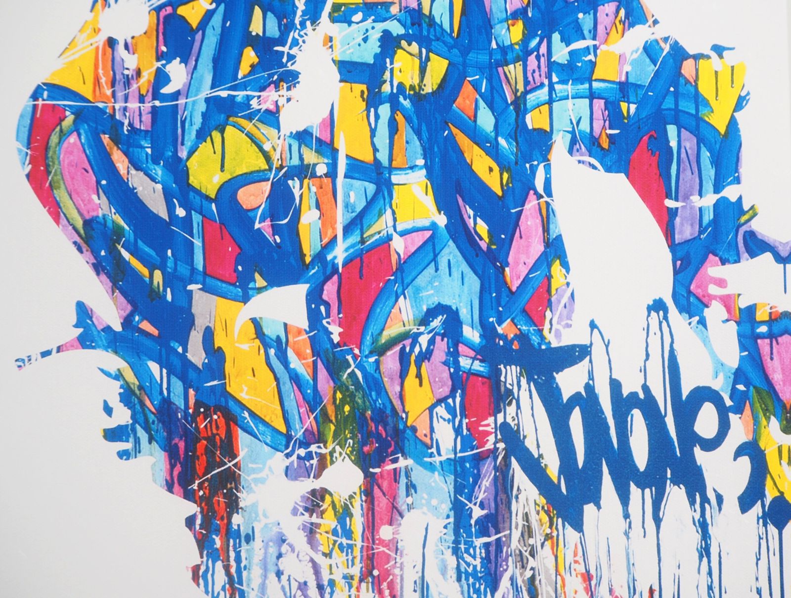 Jononestreet Art : Liberty (After Delacroix)   Original Screen Print On Canvas   Small2015 photo vinterior