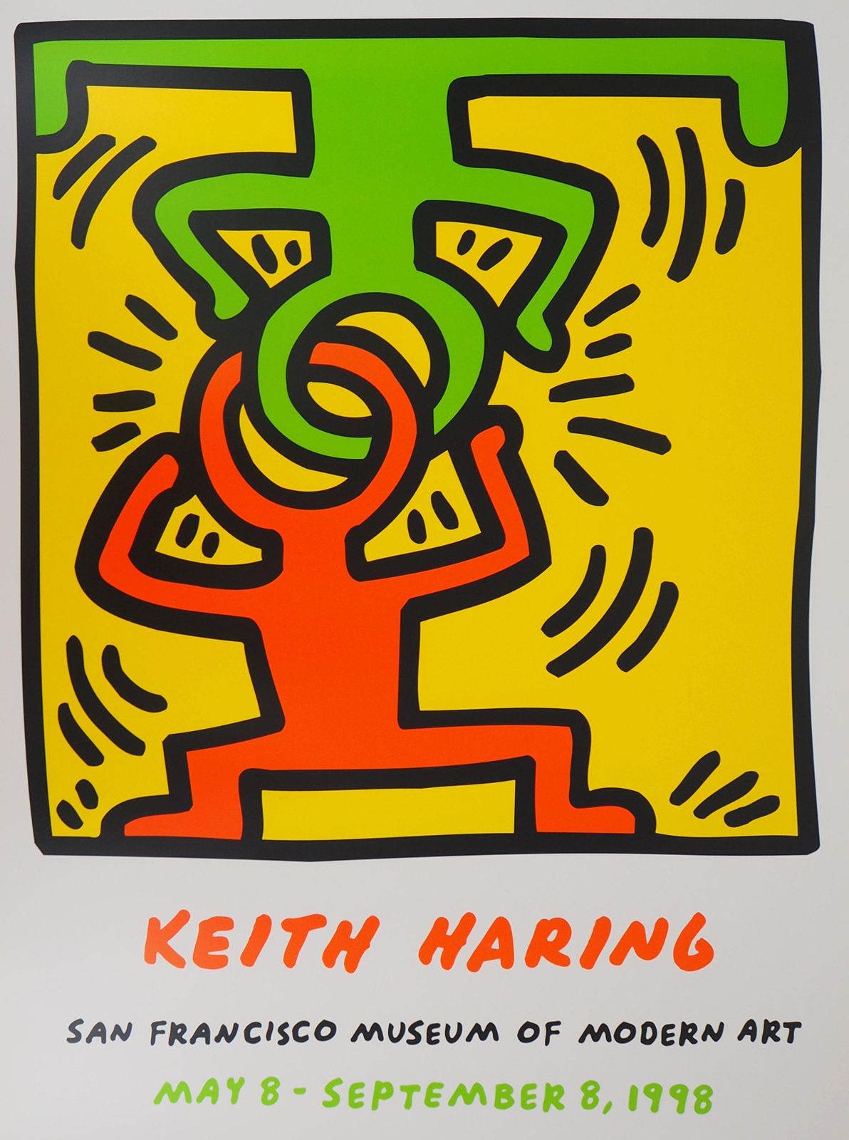 Headstand (San Francisco Museum Of Modern Art)   Exhibition Poster1998 photo furniture
