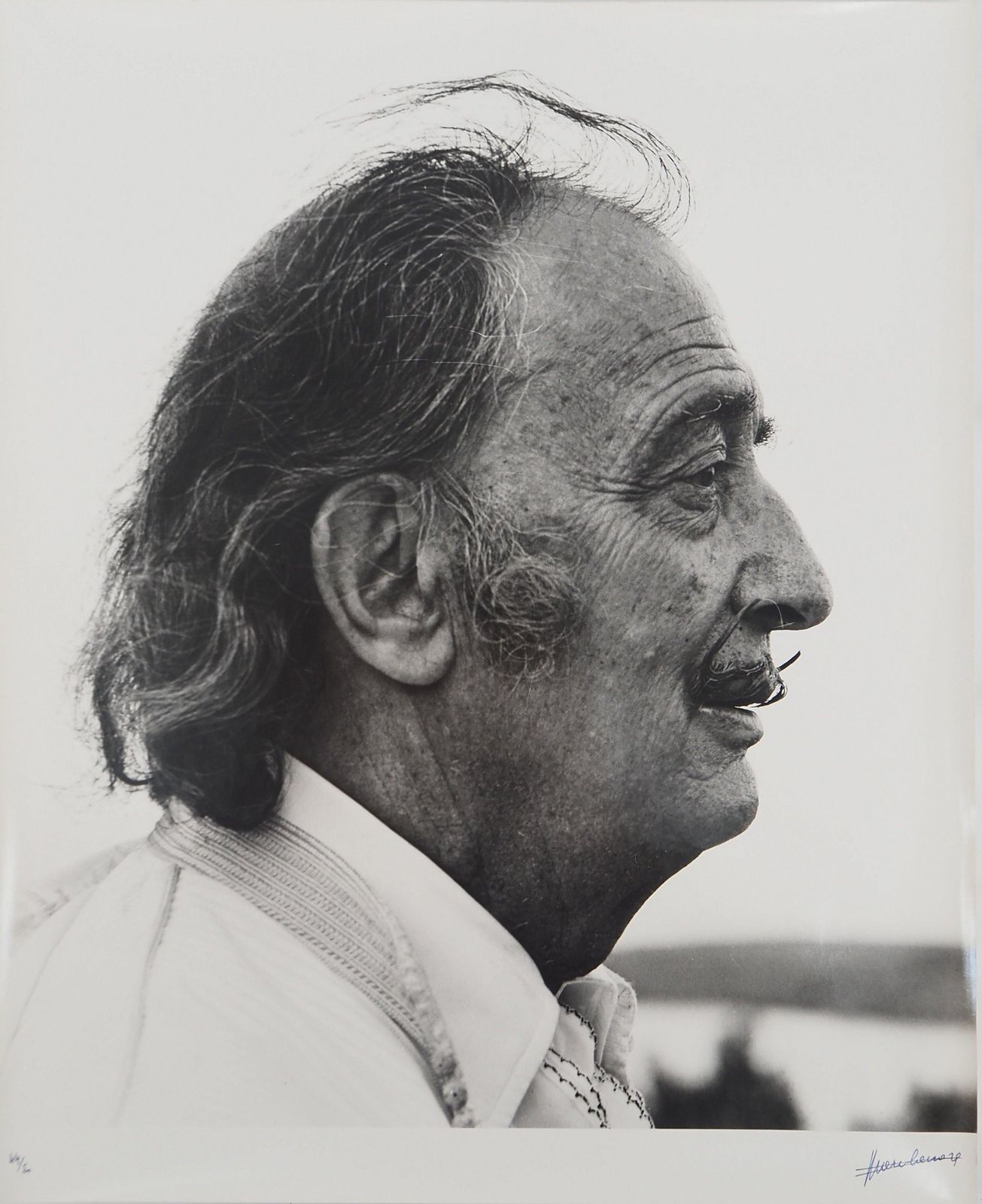 Marc Lacroixdalí Staring At The Horizon   Original Gelatin Silver Photography, Signed1971