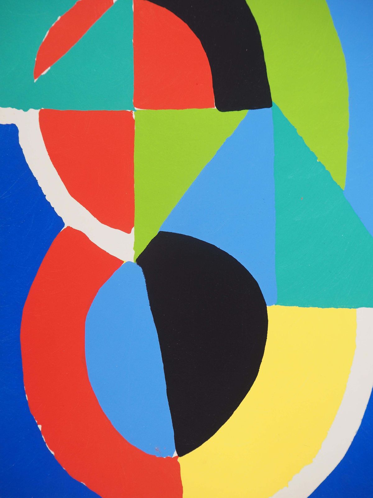 (After) Sonia Delaunaycomposition In Colour   Lithograph, 19561956 photo furniture