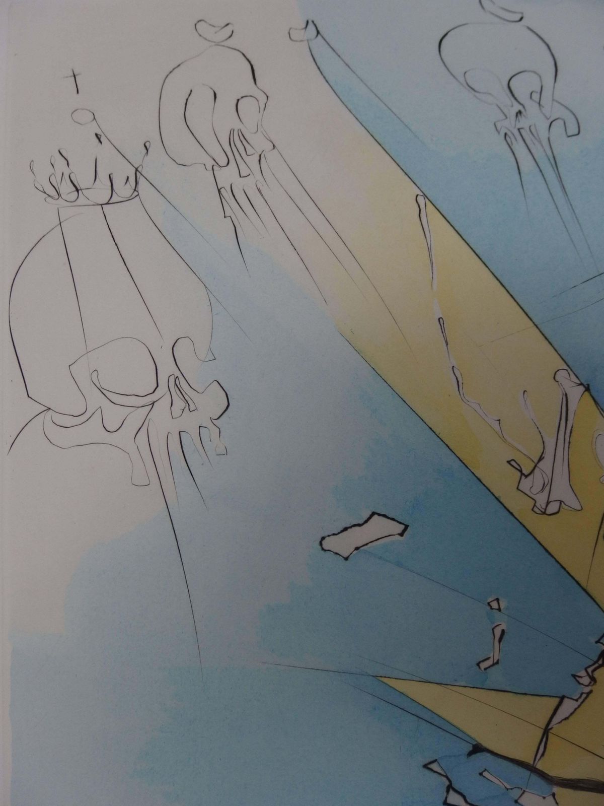 Salvador Dalí­A Shattering Entrance Upon The American Stage   Orignal Etching   Signed   19741974 photo 1536.0
