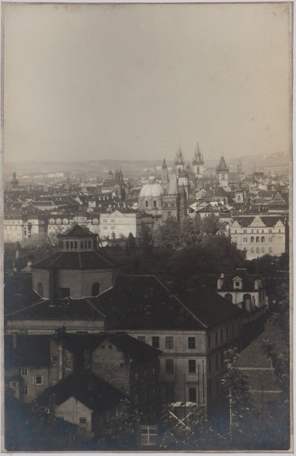 Josef Sudekview Of Prague   Original Gelatin Silver Photograph
