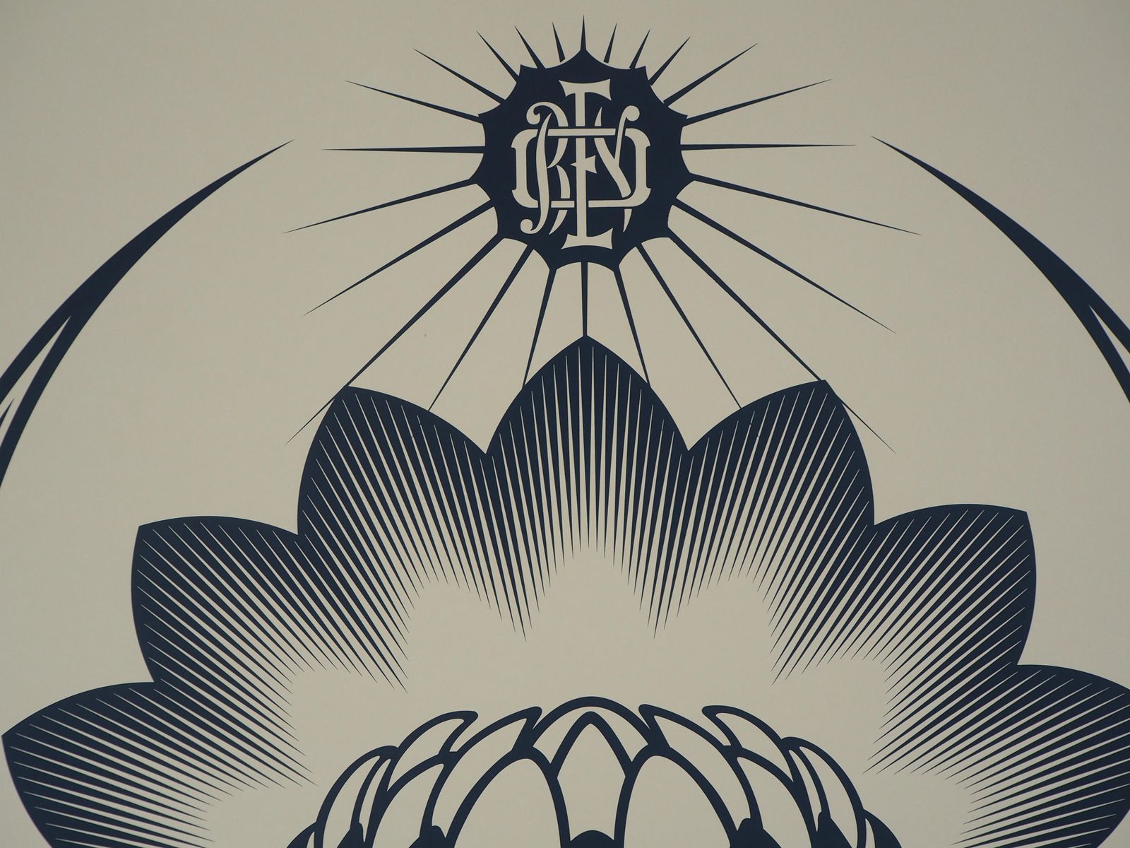 Shepard Faireyharmony : The Lotus Flower   Tall Original Screenprint Signed & Numbered /89 photo buy