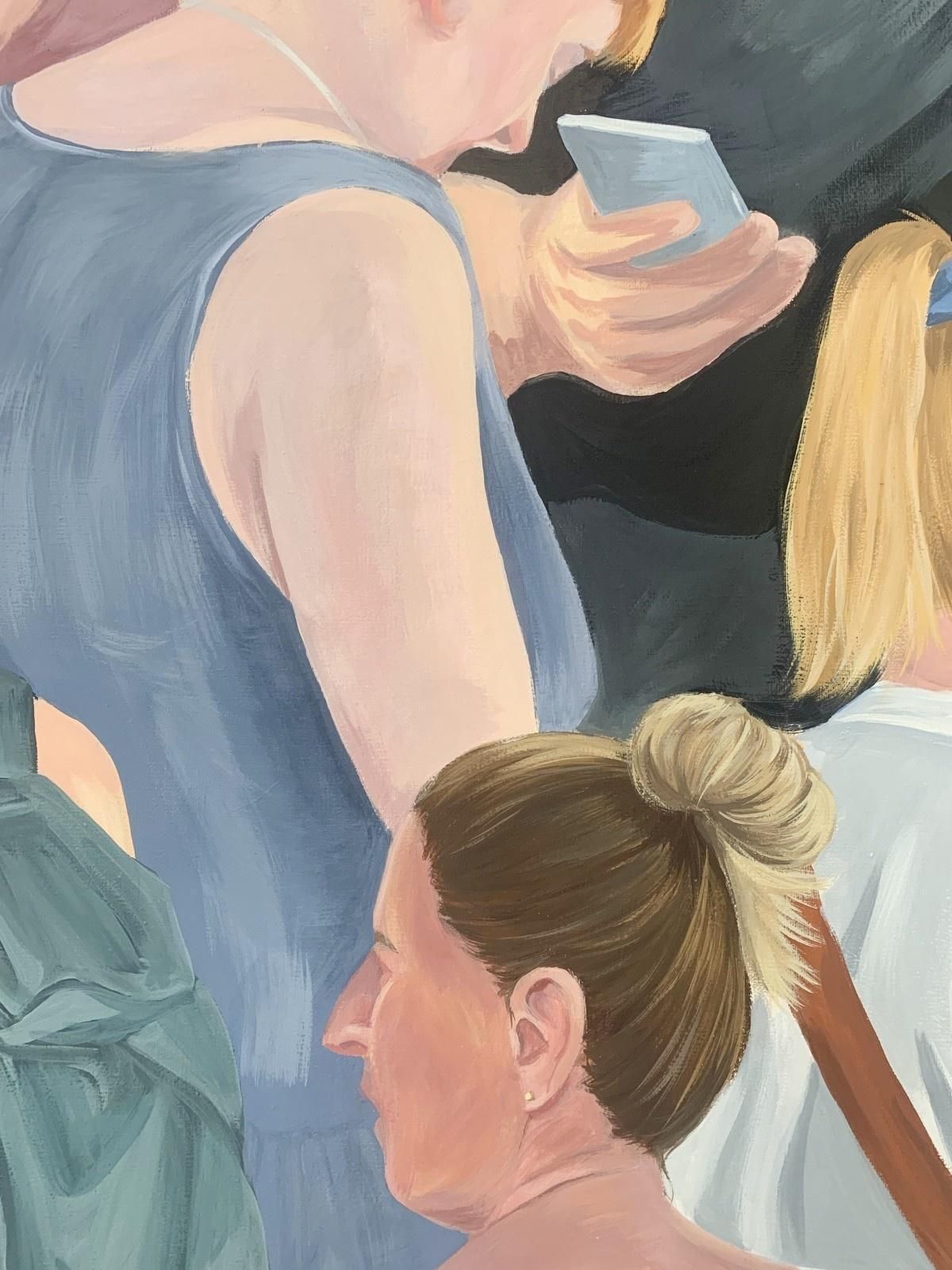 Anna Wardegadesert 5   Young Polish Artist, Social Commentary, Realistic Tempera Painting2022 photo furniture