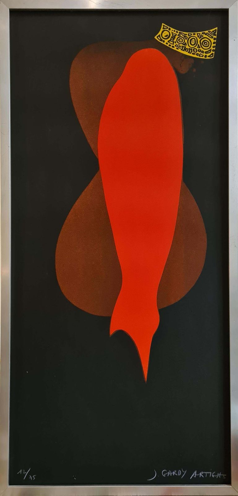 Joan Gardy Artigas'chamonix' Mid Century Hand Signed Original Lithograph.1966 70 photo for sale