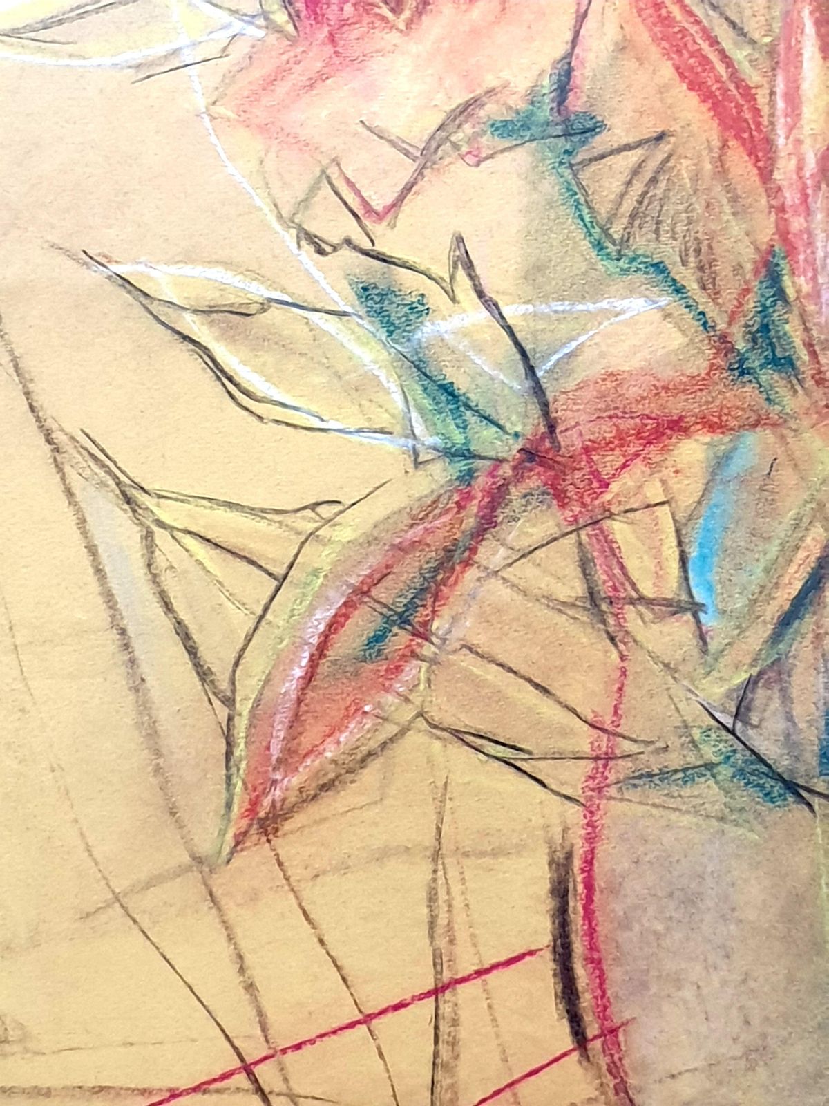 Andrée Ruy Petroff Expressionist Mid Century Still Life Of Flowers In A Vase. photo vinterior