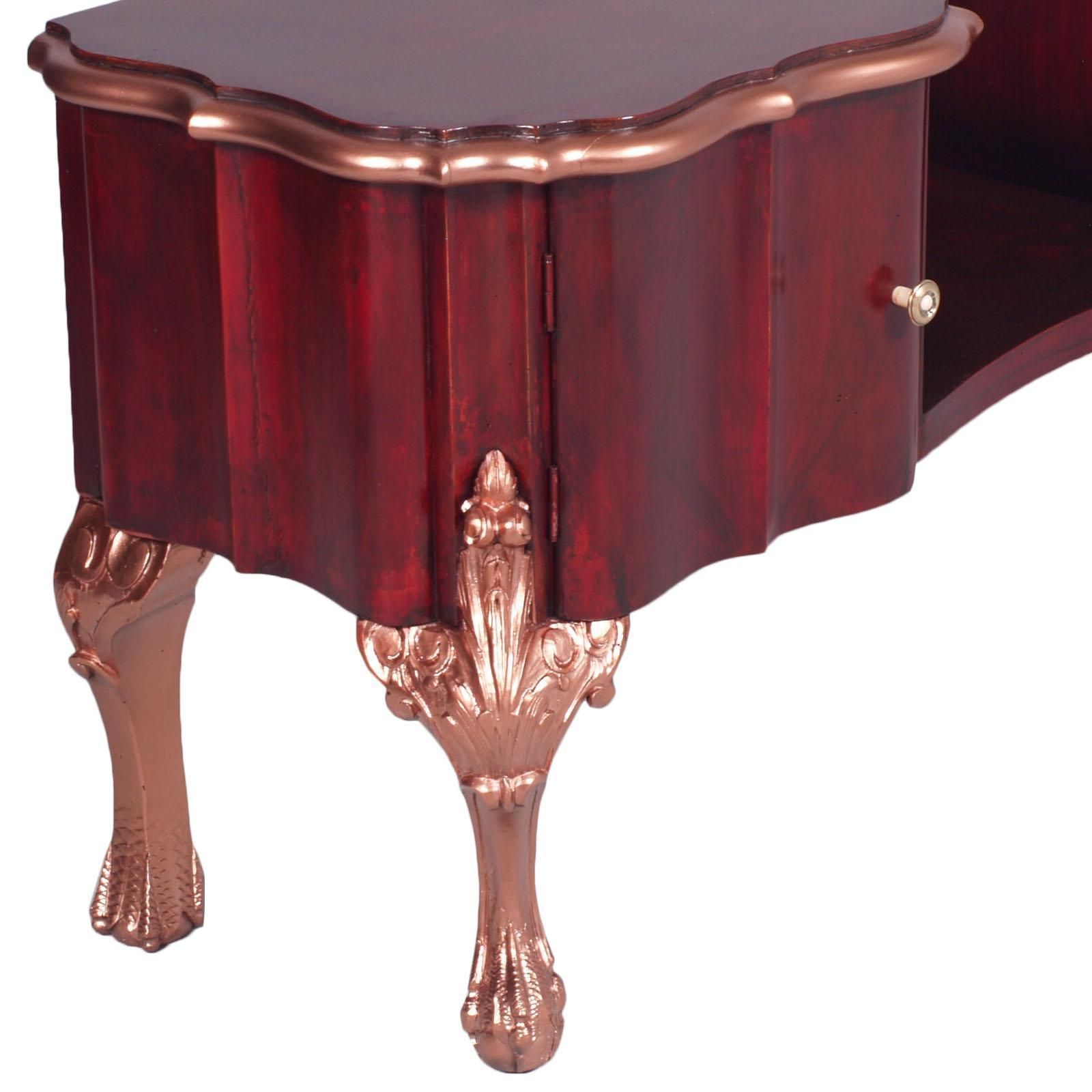 Early 20th Century Venetian Baroque Vanity, Mirrored Console, Dressing Table photo Furniture
