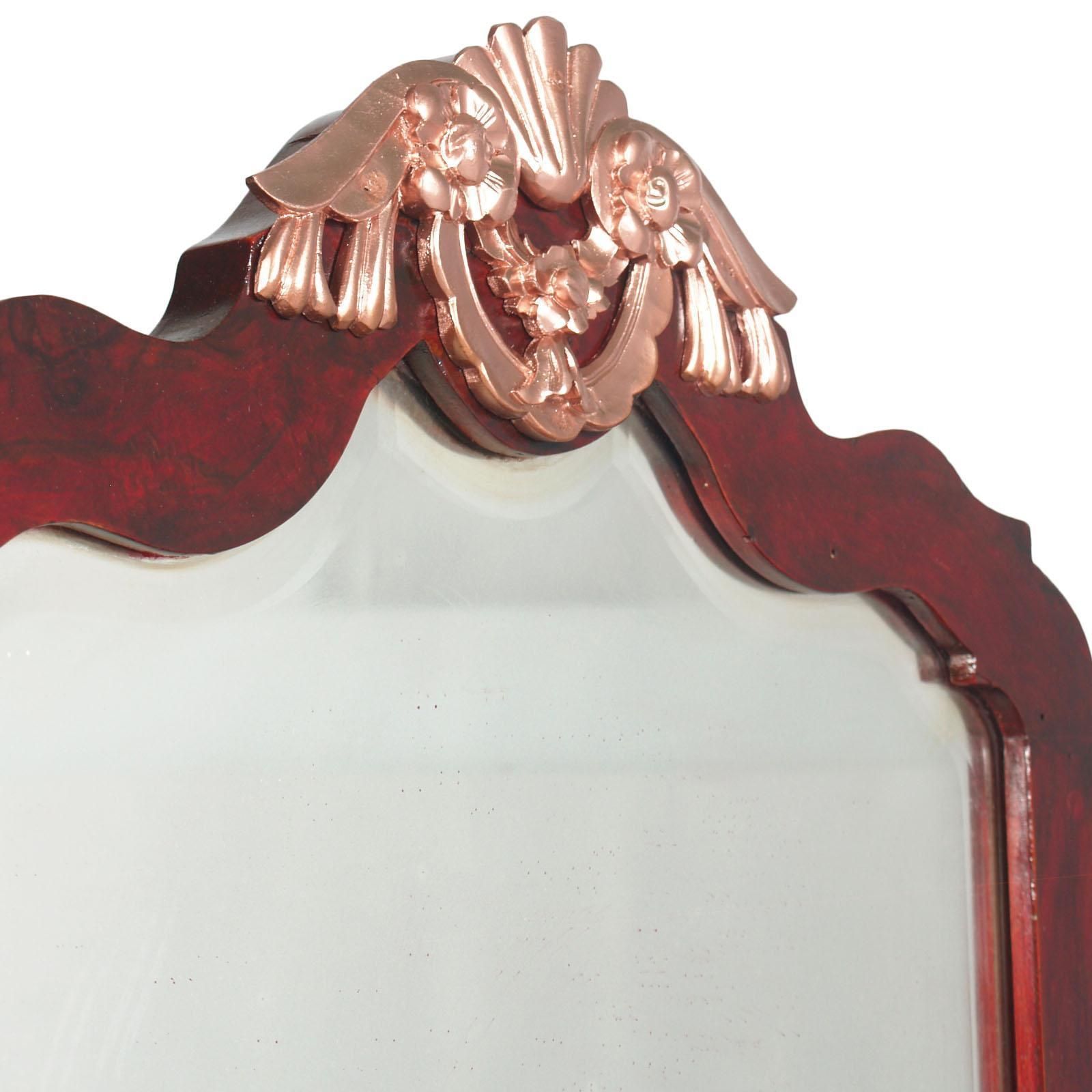 photo furniture Early 20th Century Venetian Baroque Vanity, Mirrored Console, Dressing Table