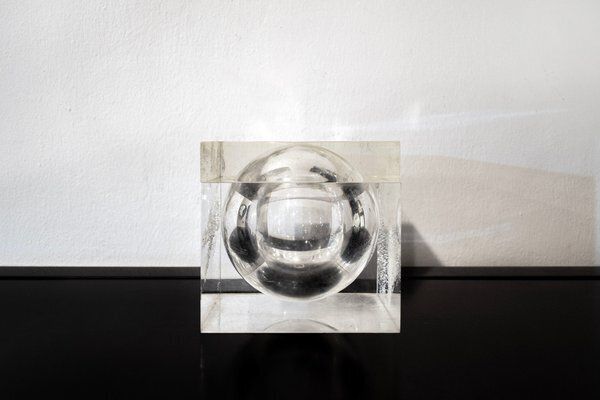 Acrylic Glass Ice Bucket By Alessandro Albrizzi, 1970s
