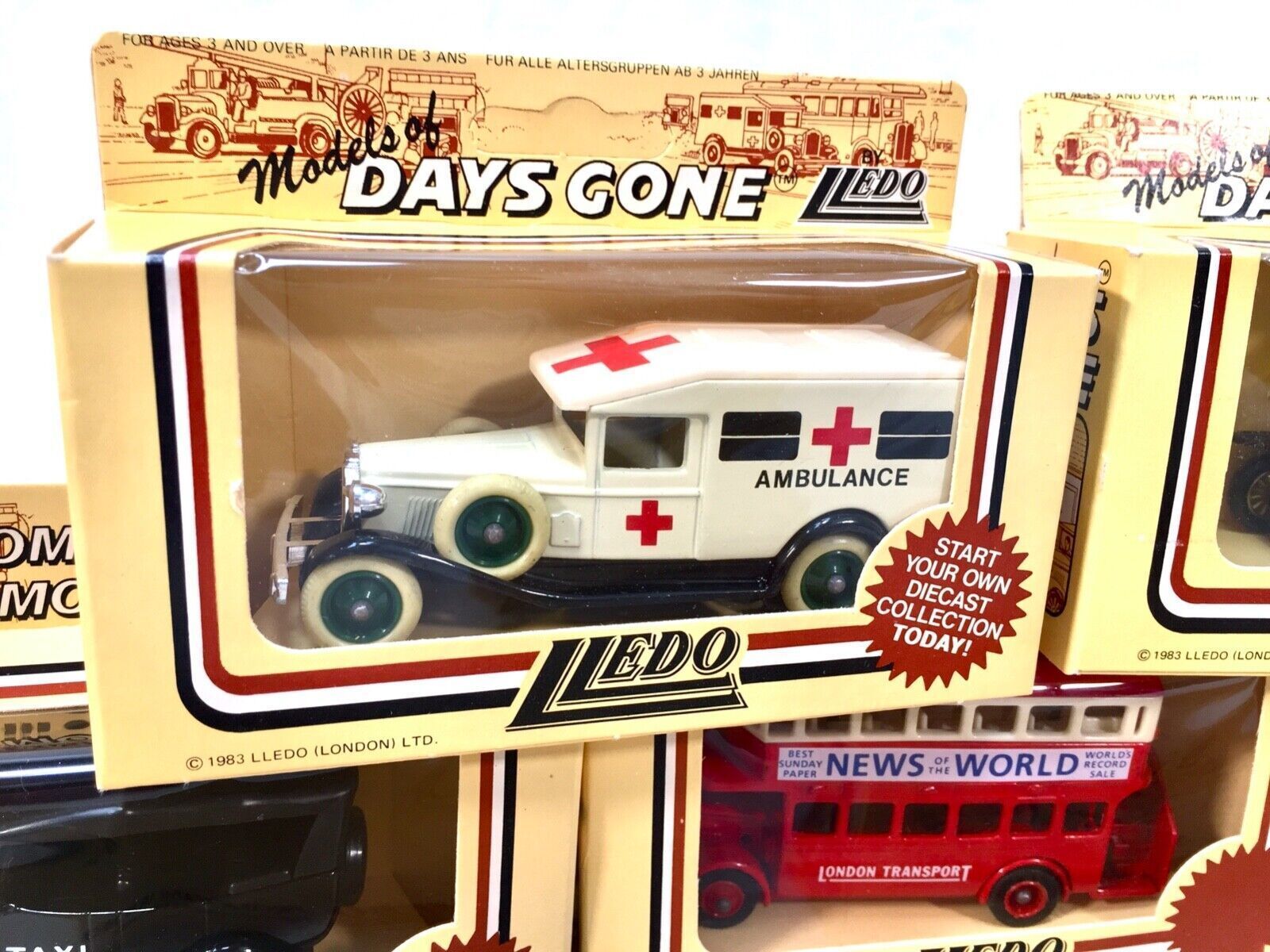 Vintage Set Of Day Gone By Lledo Collection Of 16 X Models / Boxed / 1980s photo 99.0