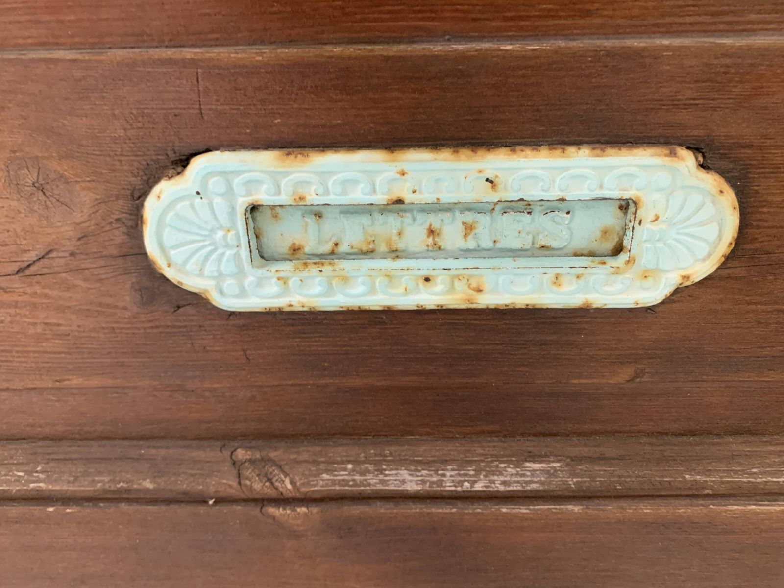 Art Deco Style Entrance Door In Solid Wood, 20th Century photo 496.0