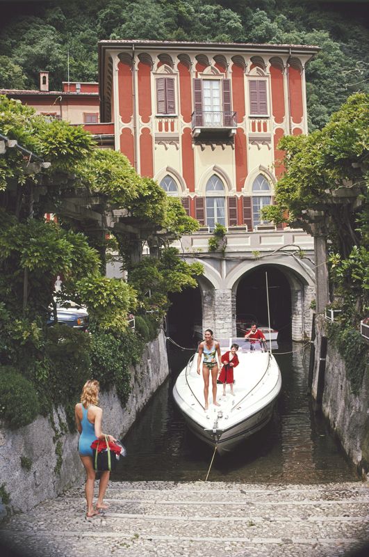 Slim Aarons 'Tullio Abbate' Framed White