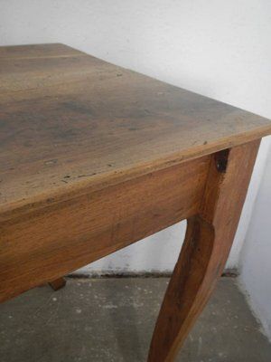 Walnut Wood Table, 1950s photo 394.0