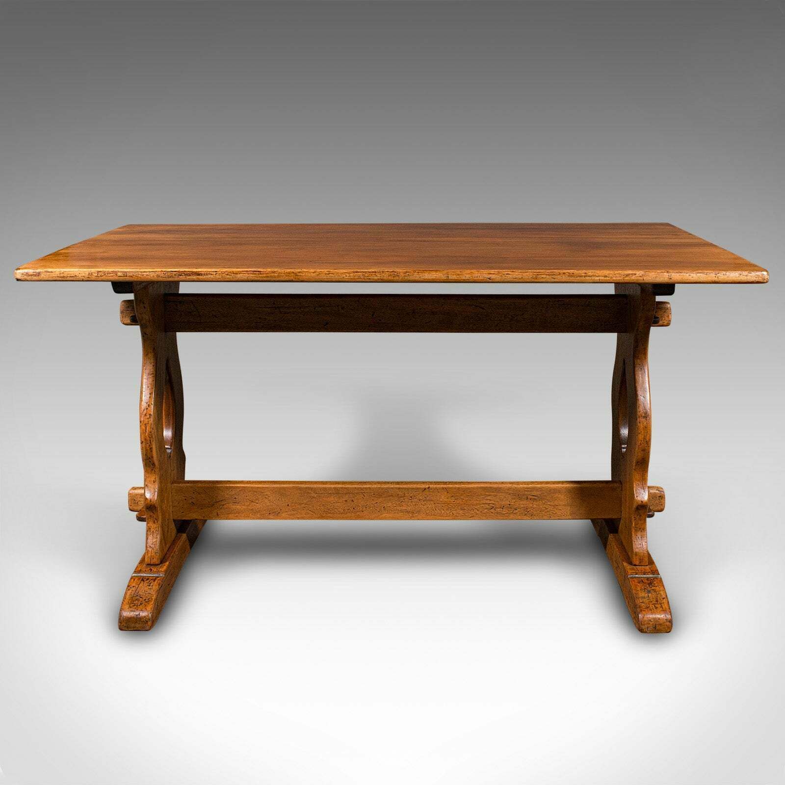 Antique Country Kitchen Table, English, 4 Seater, Breakfast, Supper, Victorian photo 1320.0