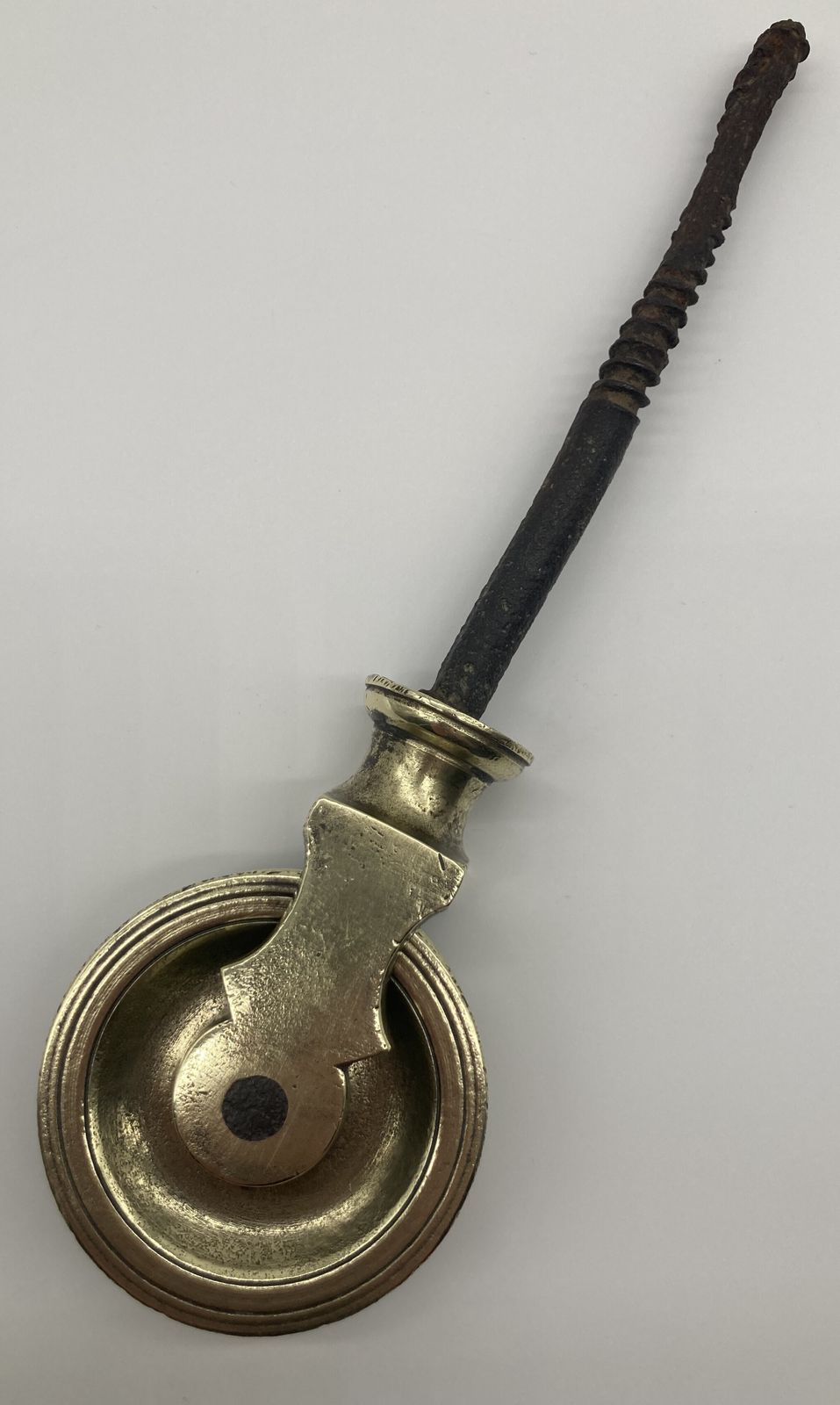 18th Century Bronze And Steel Pulley