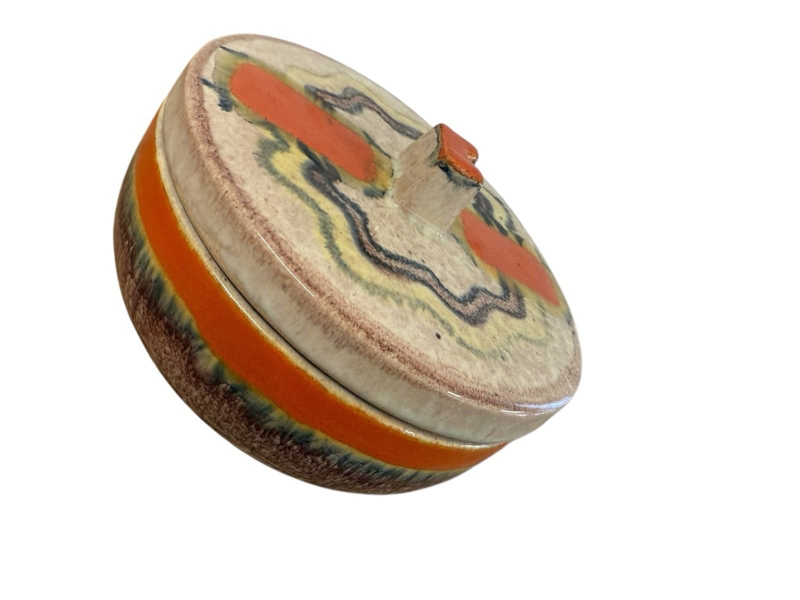 Art Deco Dumler & Breiden Pottery Lidded Pot photo Home Decor