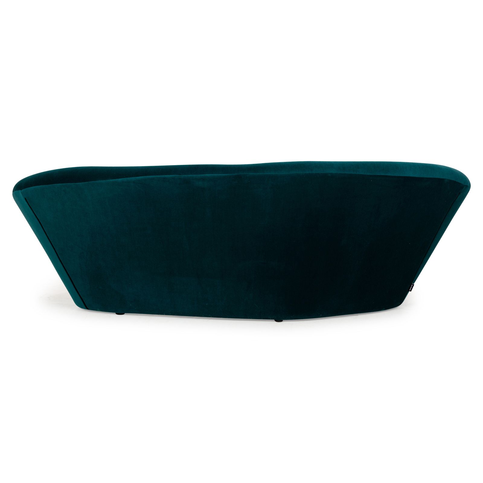 Canapé 3 places Ligne Roset Ploum en tissu, bleu-vert pétrole, dossier haut, revêtement neuf photo buy