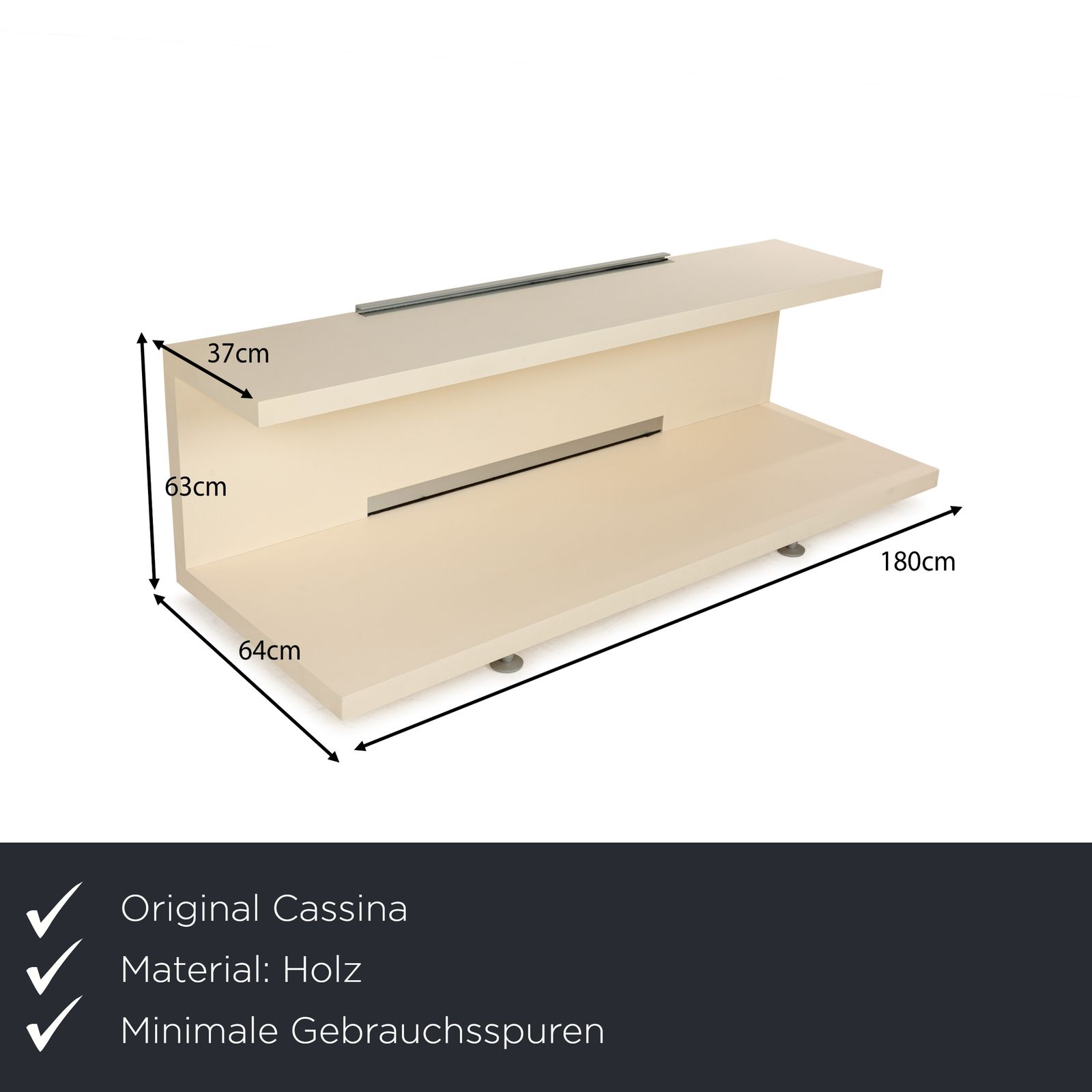 Buffet Cassina en bois crème photo furniture