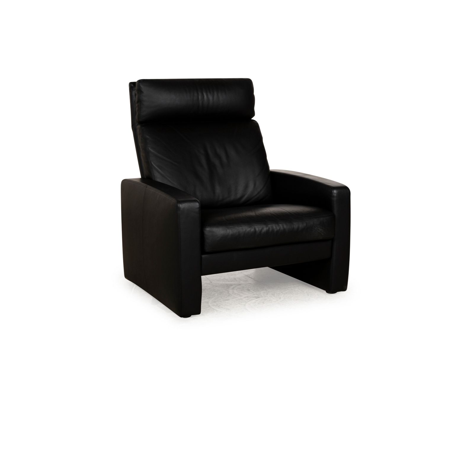 Fauteuil Erpo Just Relax en cuir noir, fonction manuelle photo for sale
