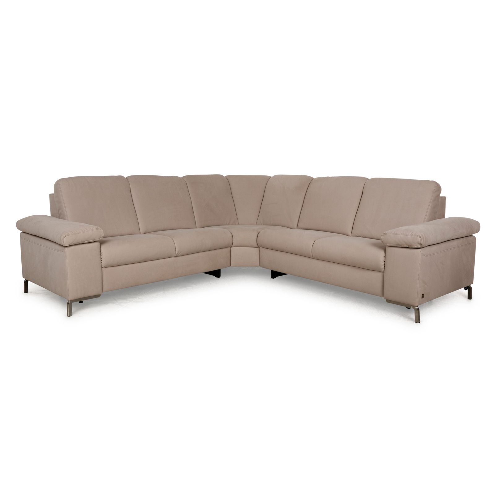 Musterring Fabric Corner Sofa Beige