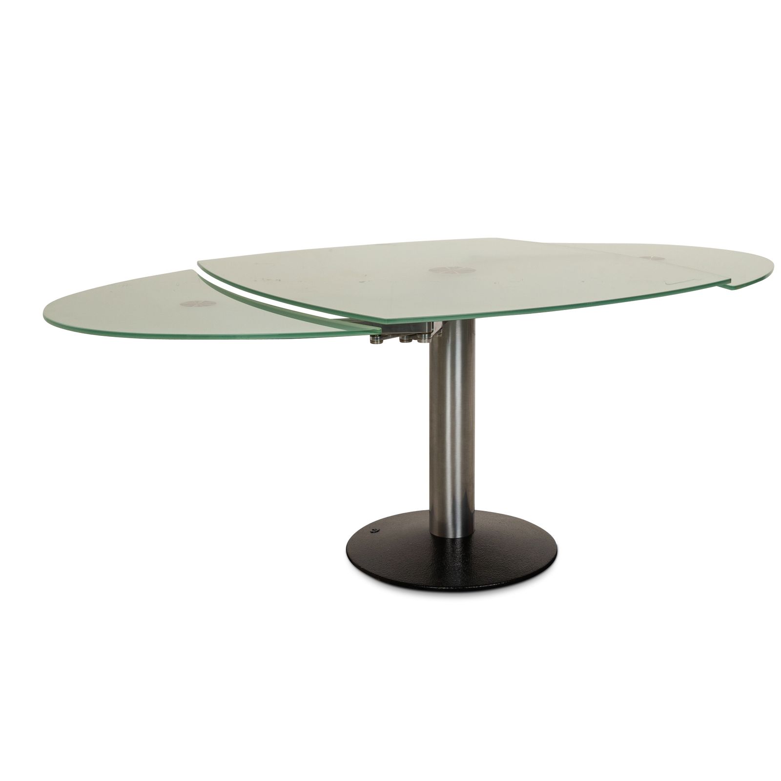 Draenert Titan glazen eettafel zilver eetkamer photo for sale