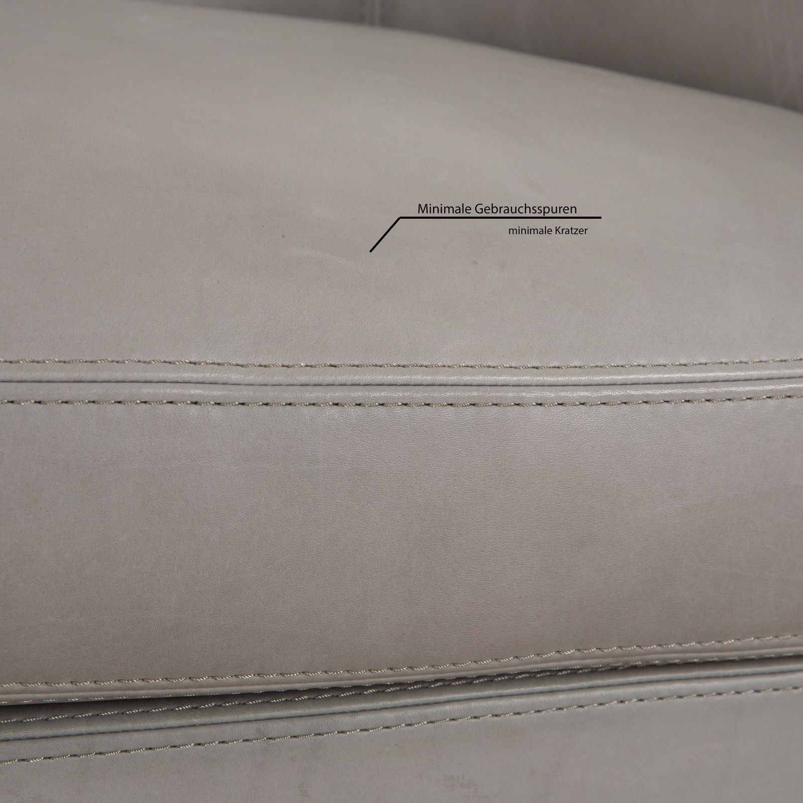 Cierre Boheme Leather Fauteuil Set Grijs photo vinterior