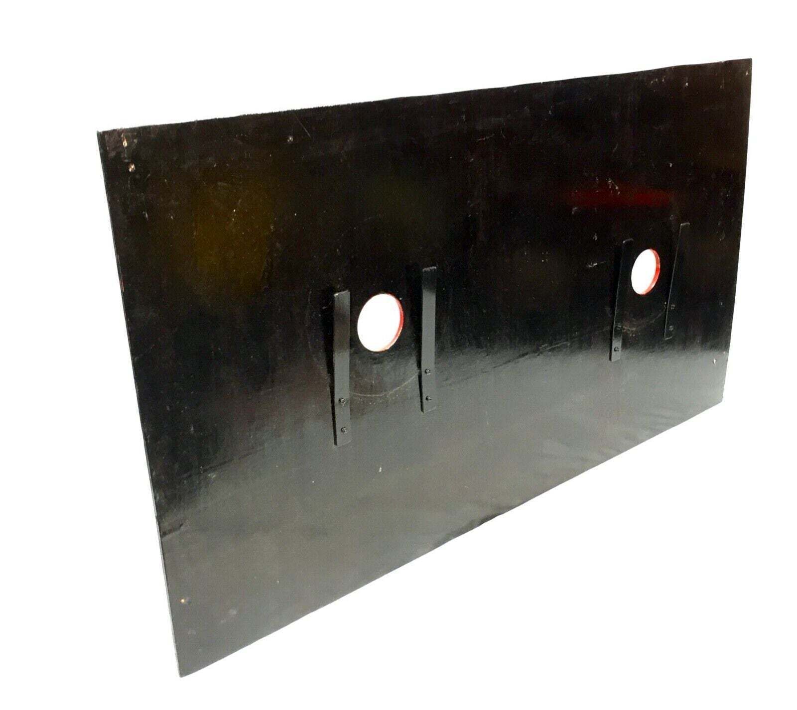 275.0 Vintage 20th Century Travelling Fairground Plate Smash / Ball Throw Boards Game photo