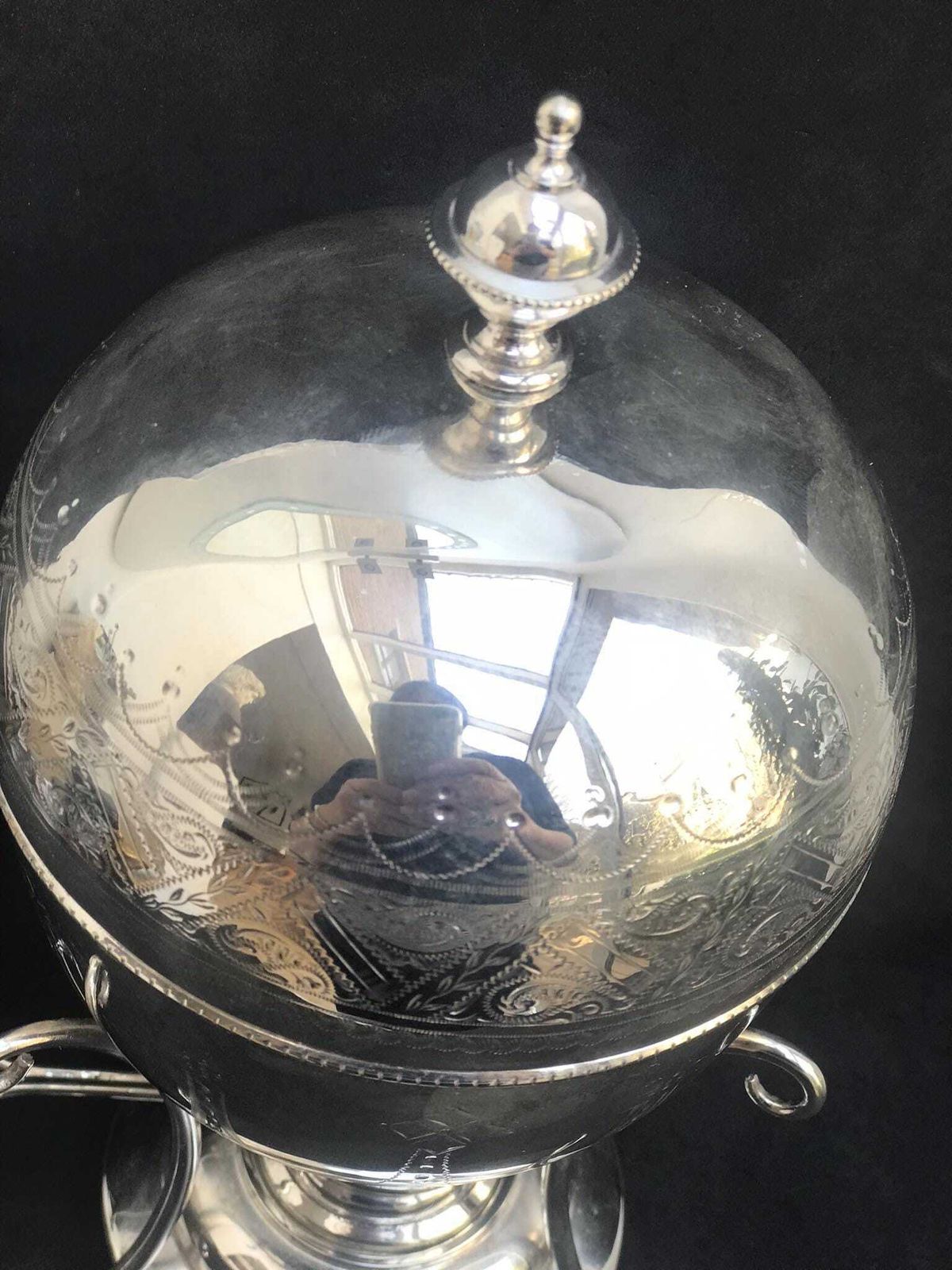 Eihouder / Egg Coddler – Victoriaans Verzilverd Eierkruik Ontbijtset Uit De 19e Eeuw – 4 Eierdopjes Met Standaard – Familiecadeau – Engeland – Chic Cottage photo Woonaccessoires