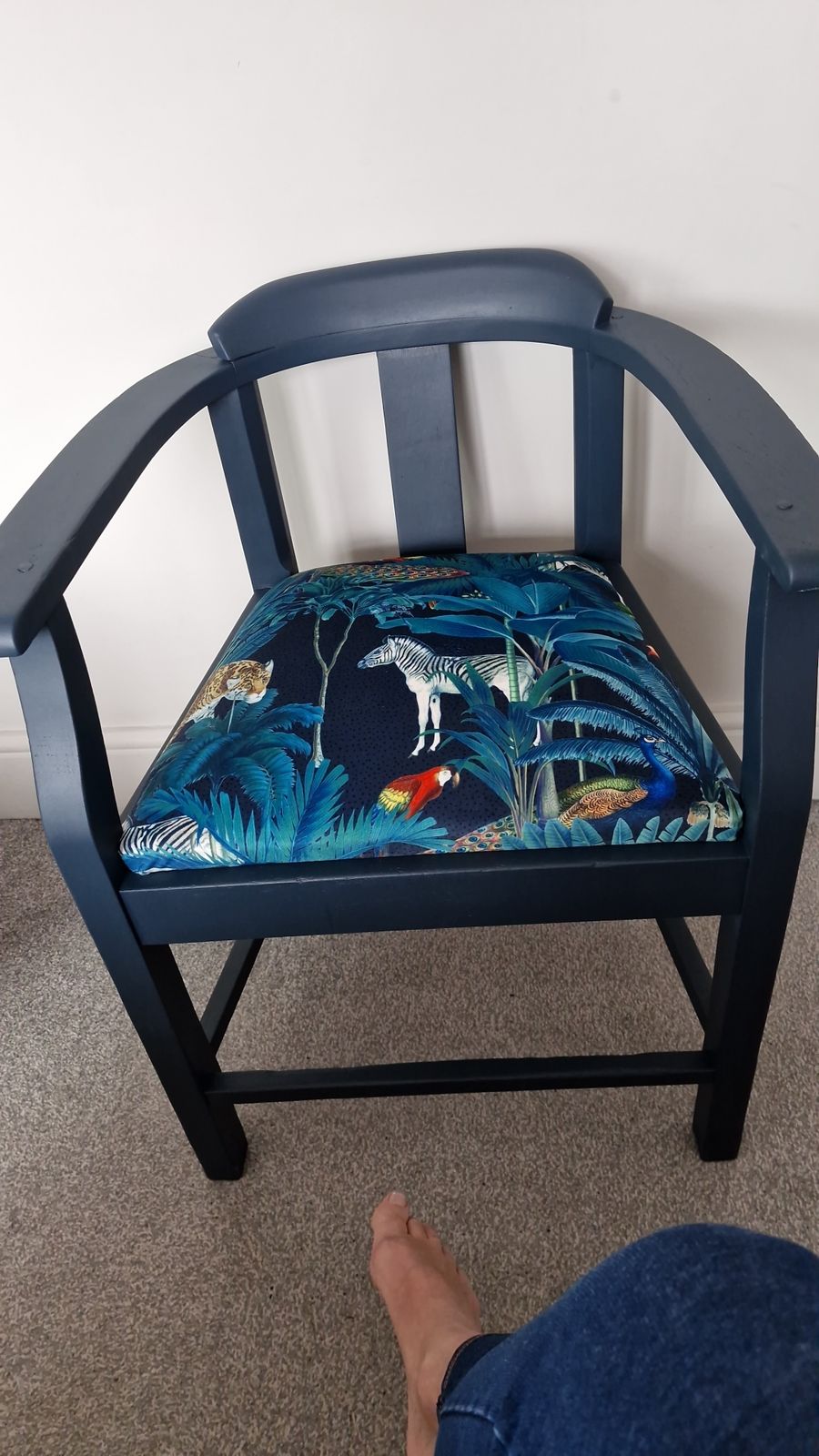 A Funky One Off Recycled Captains Chair photo for sale