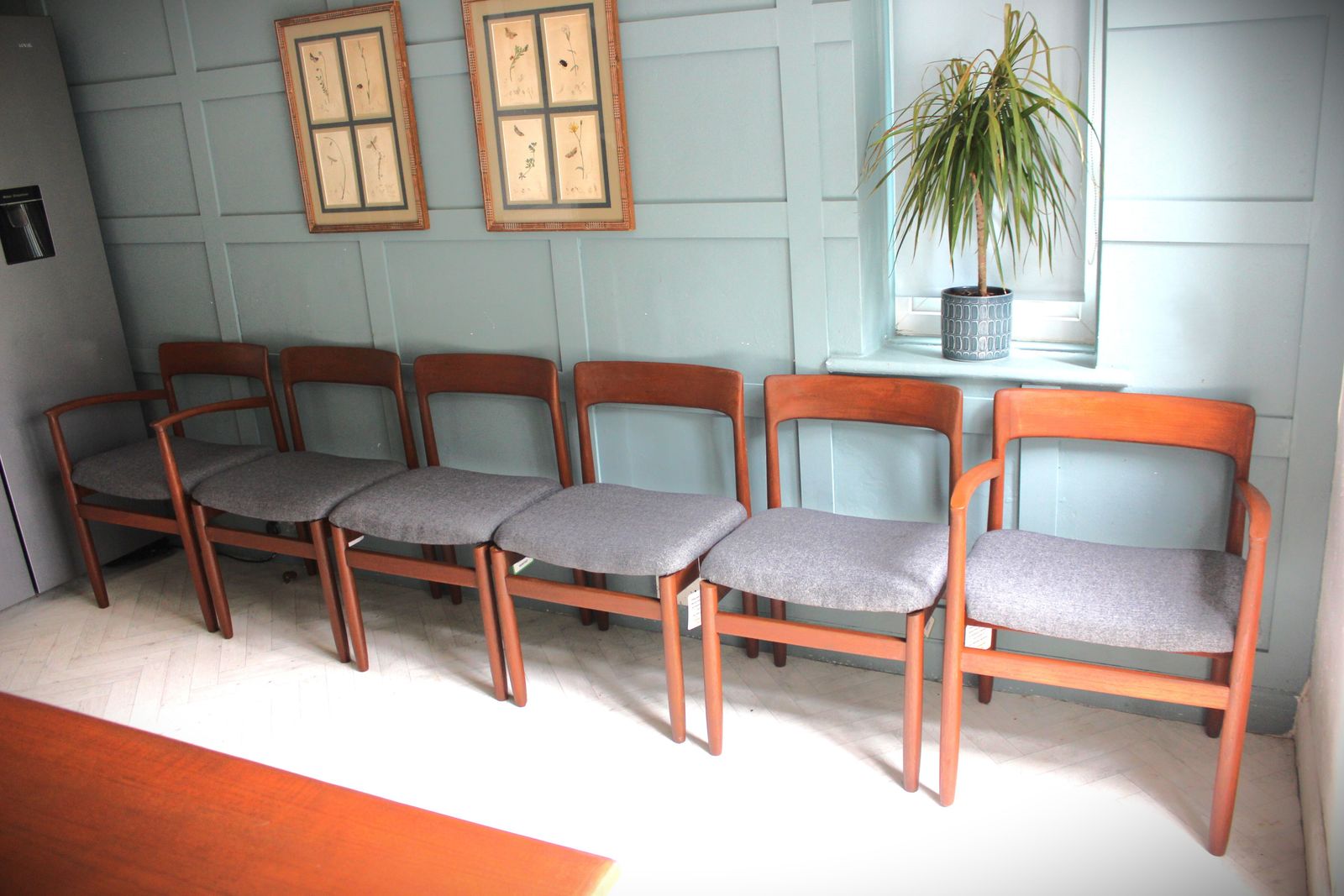 Mid Century Dining Table And Chairs By John Herbert For A Younger photo for sale