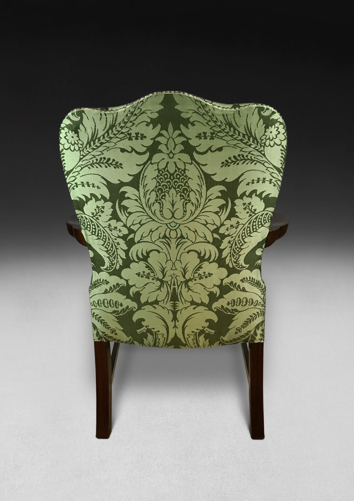 Pair Of Chippendale Period Mahogany Gainsborough Armchairs photo Furniture