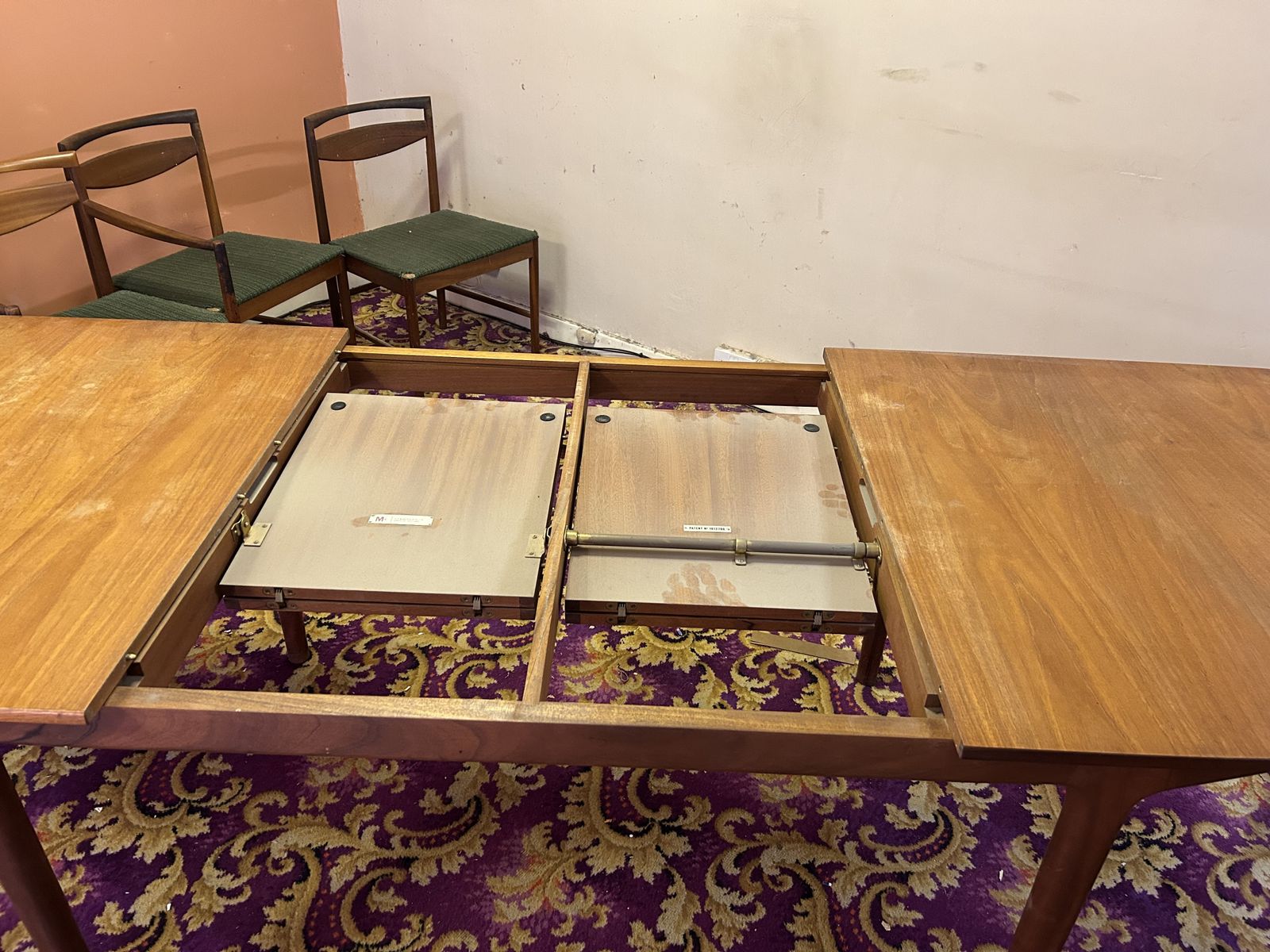 Vintage Teak Dining Table And Chairs photo vintage