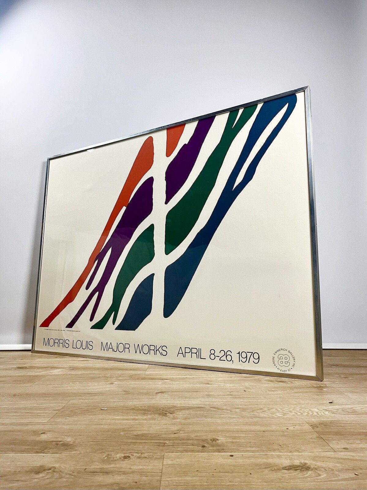 Morris Louis ‘Delta Eta’ Original Museum Lithograph, Mid Century Art 1979 photo furniture