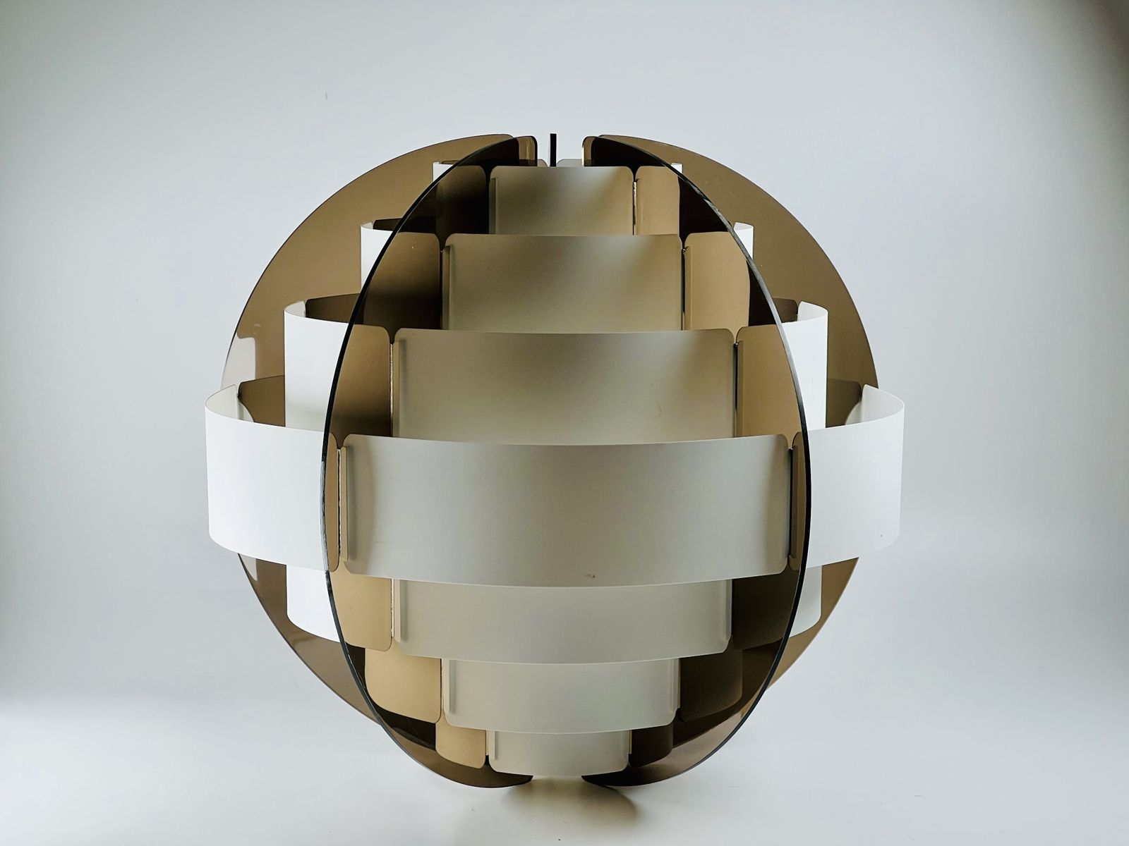 Smoked Acrylic Pedant Light By Flemming Brylle & Preben Jacobsen photo 230.0