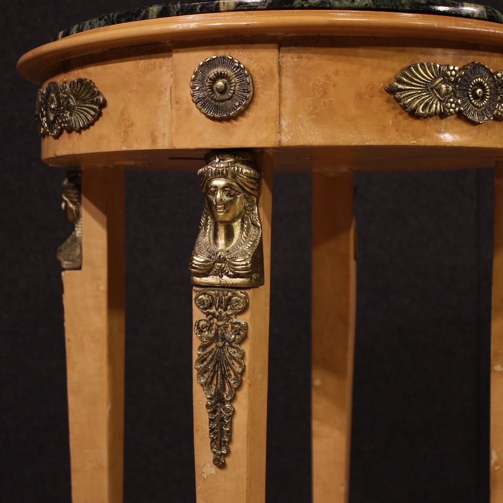 900.0 French Side Table In The Style Of Retour D'egypte From The 60s photo