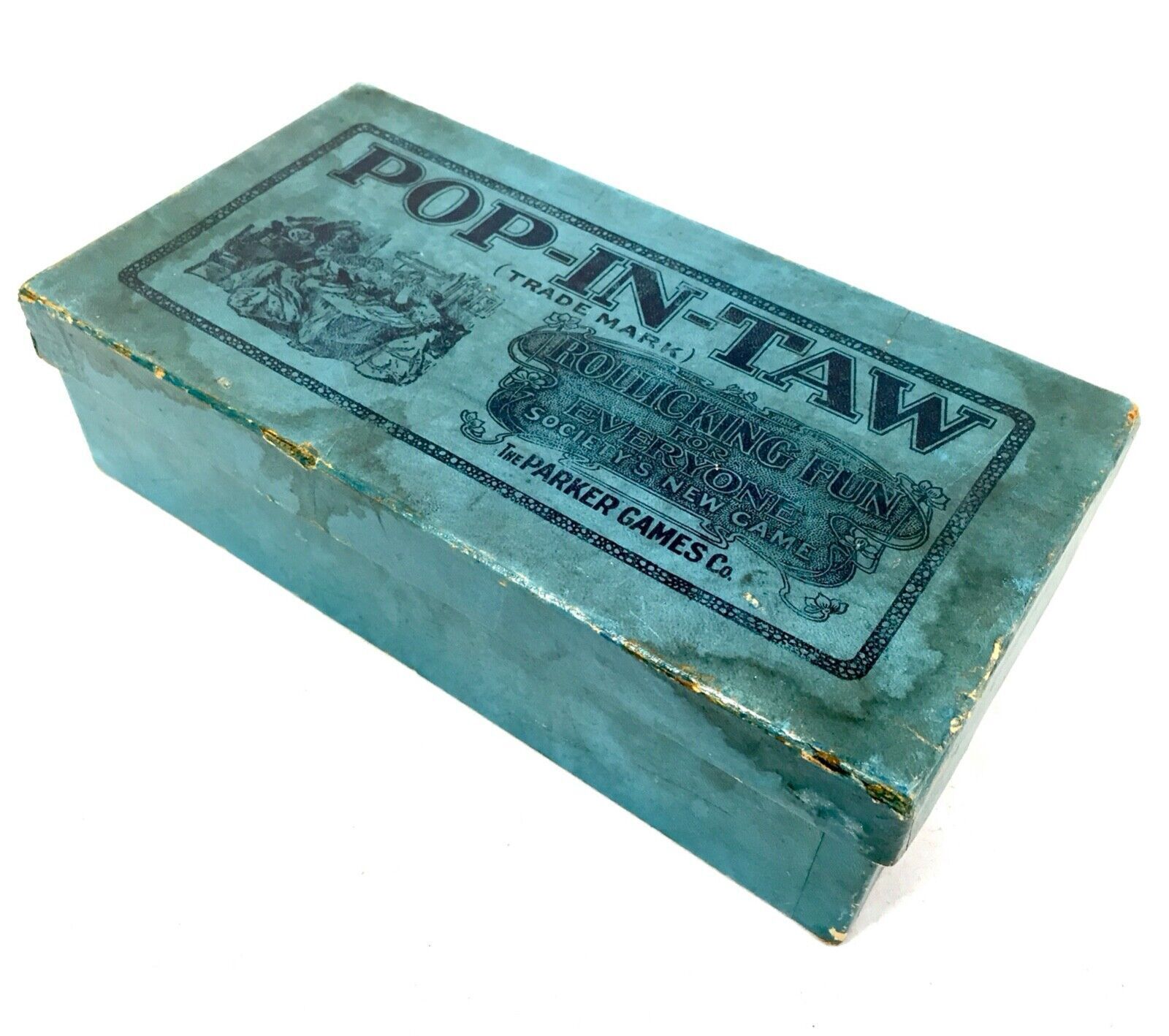Vintage Edwardian Tabletop Parlour Game By Parker Bros   Pop In Taw C.1907 photo furniture