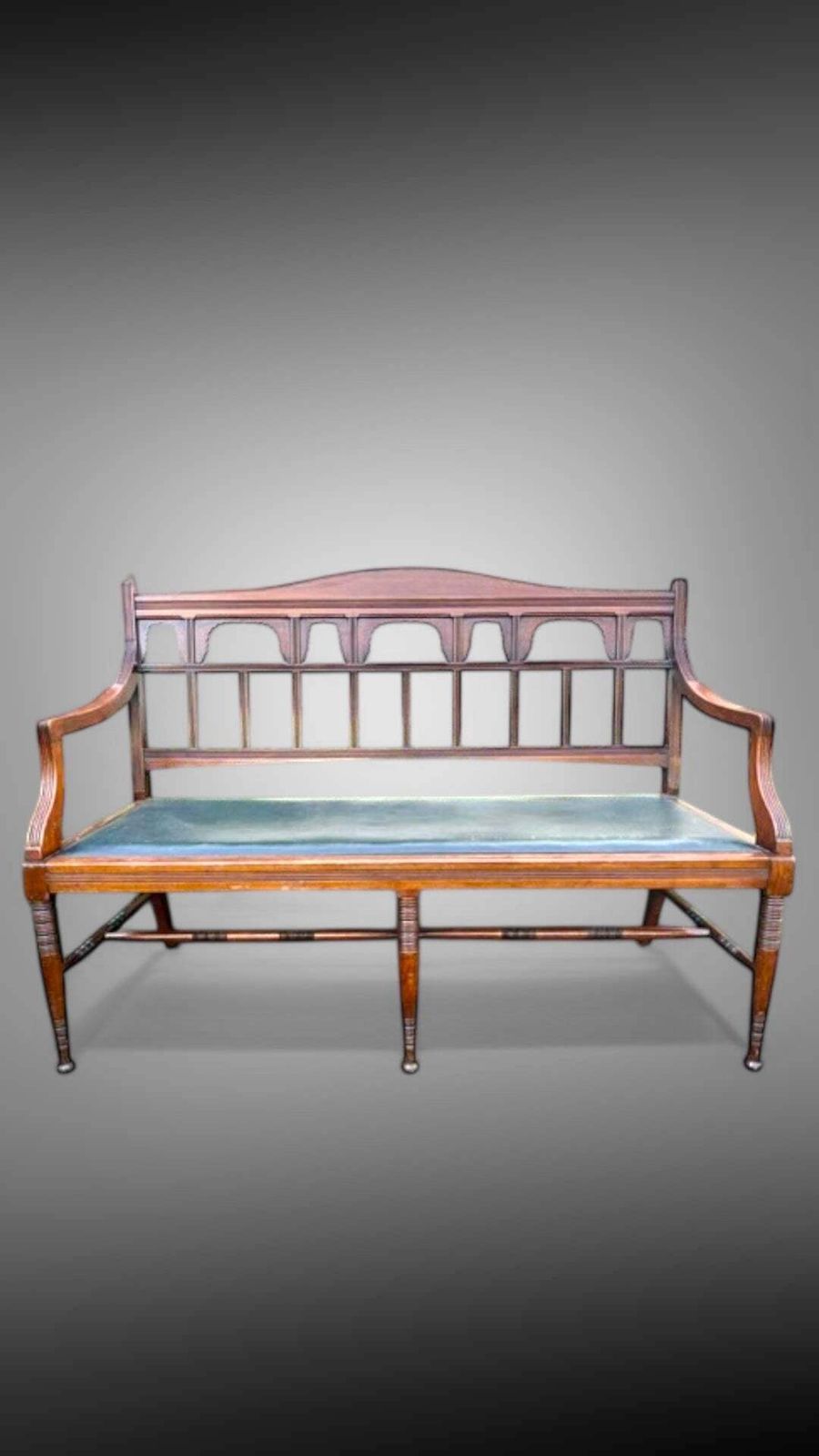 Exceptional Rare Antique William Birch For “Liberty” Walnut Settle Of Fabulous Quality Circa 1890