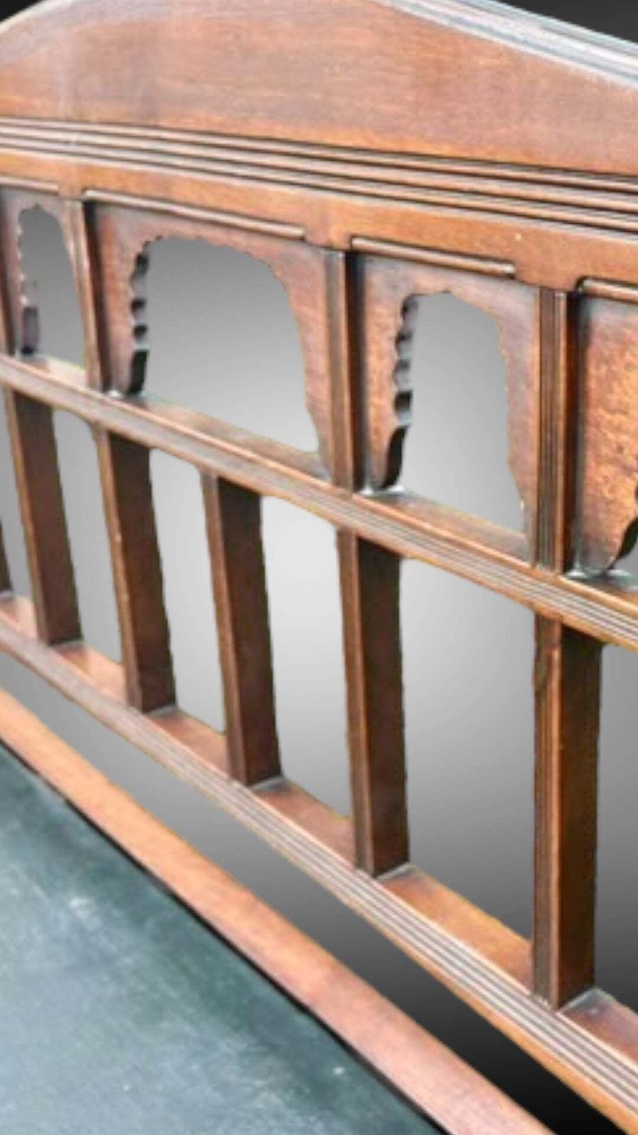 Exceptional Rare Antique William Birch For “Liberty” Walnut Settle Of Fabulous Quality Circa 1890 photo for sale