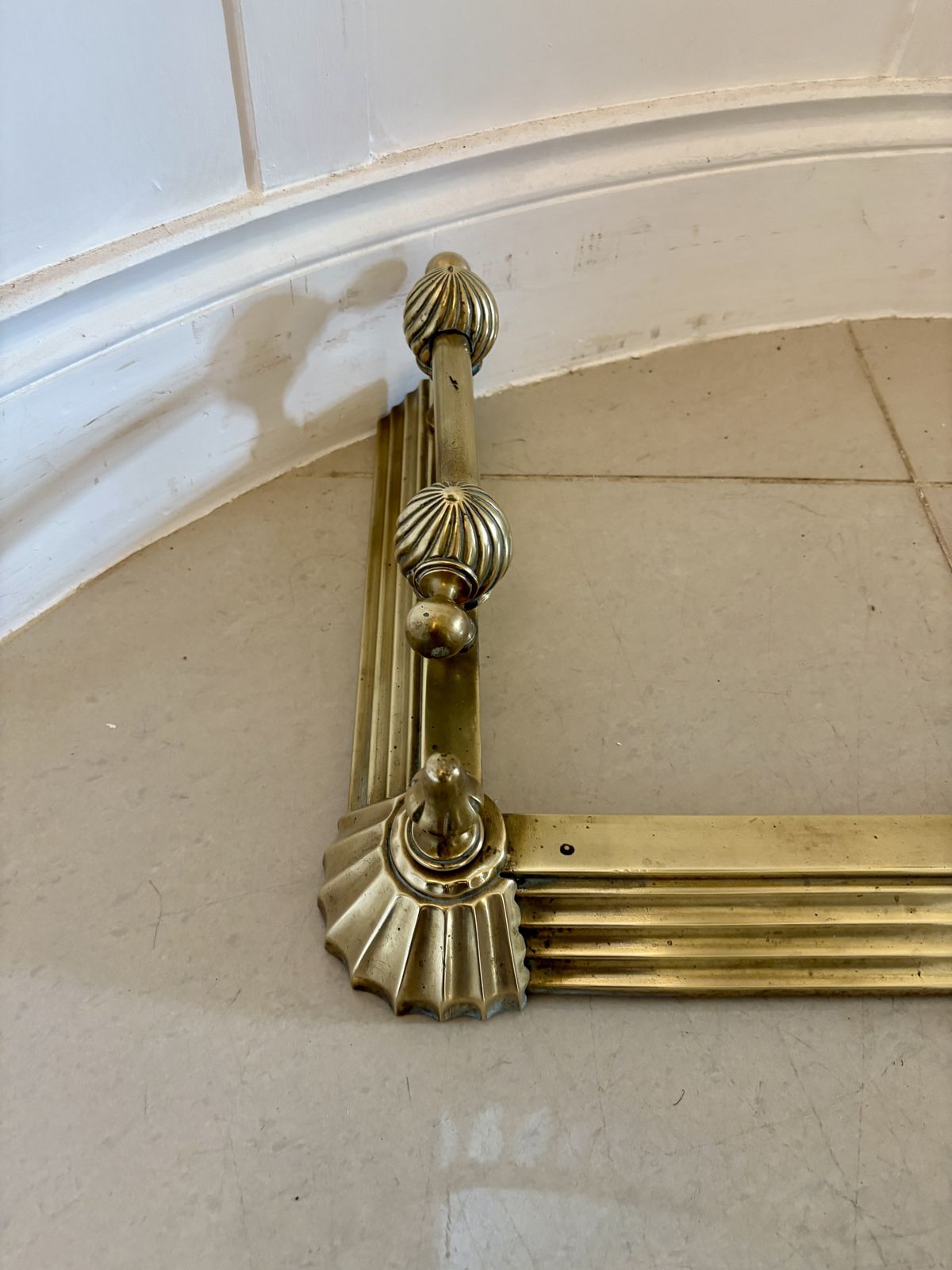 Antique 19th Century Brass Fender photo buy