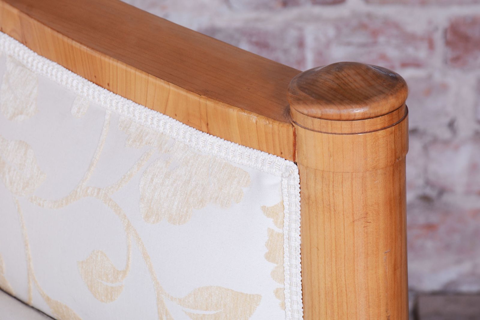 Restored Biedermeier Sofa, Cherry Wood, Revived Polish, Austria, 1830s photo vinterior