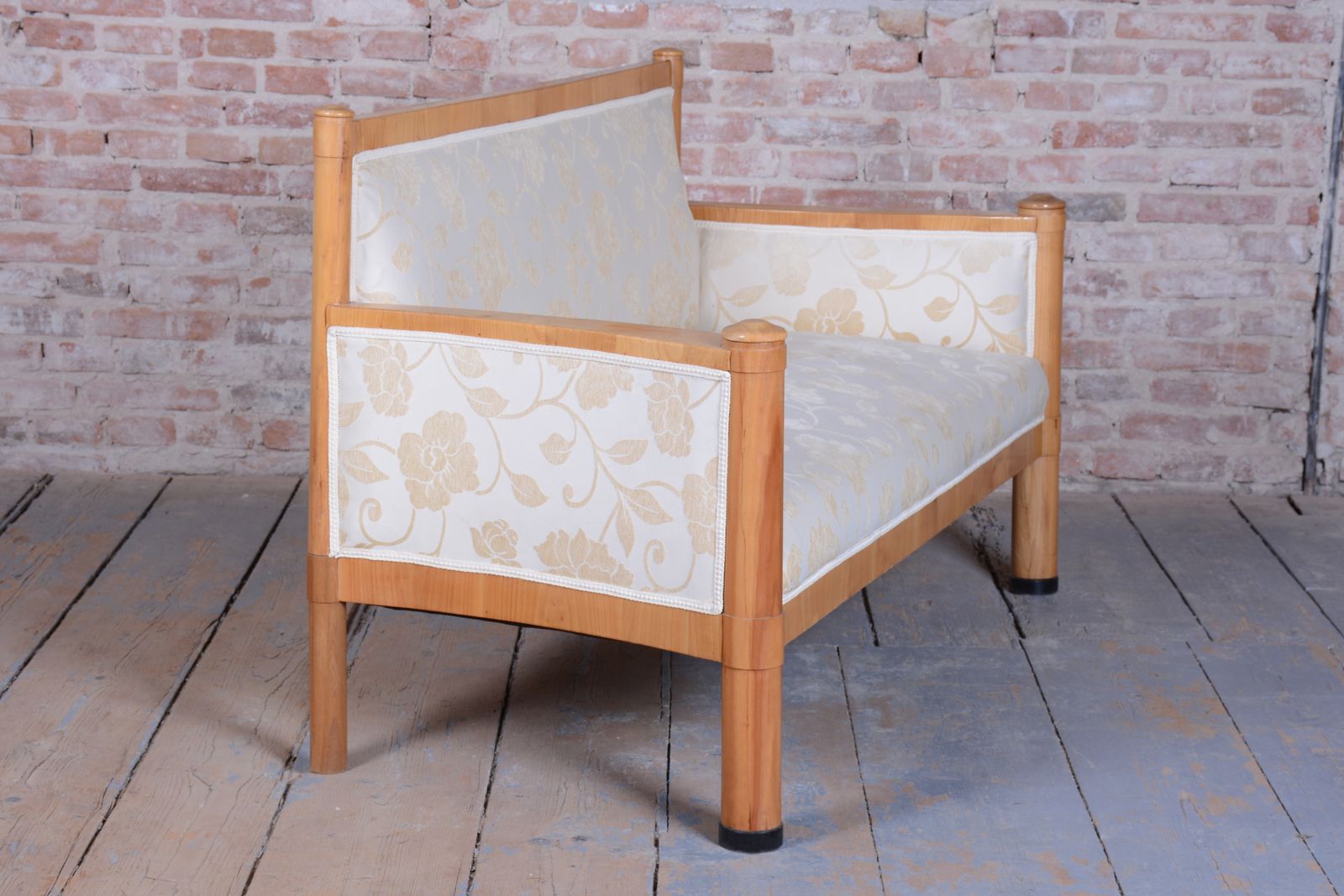 Restored Biedermeier Sofa, Cherry Wood, Revived Polish, Austria, 1830s photo buy