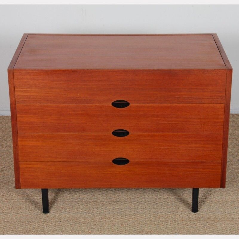 Teak Vanity By Joseph André Motte, 1960s