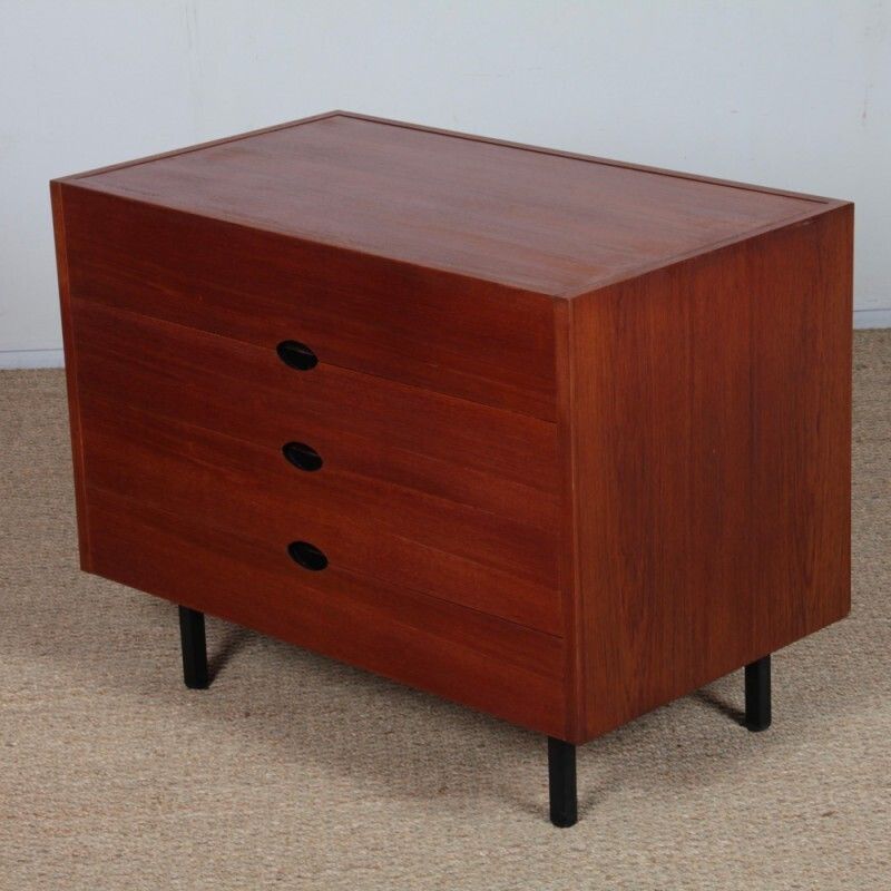 Teak Vanity By Joseph André Motte, 1960s photo vinterior