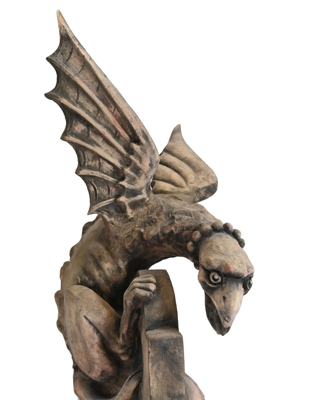 English Stone Gargoyle Griffin Garden Statue photo for sale