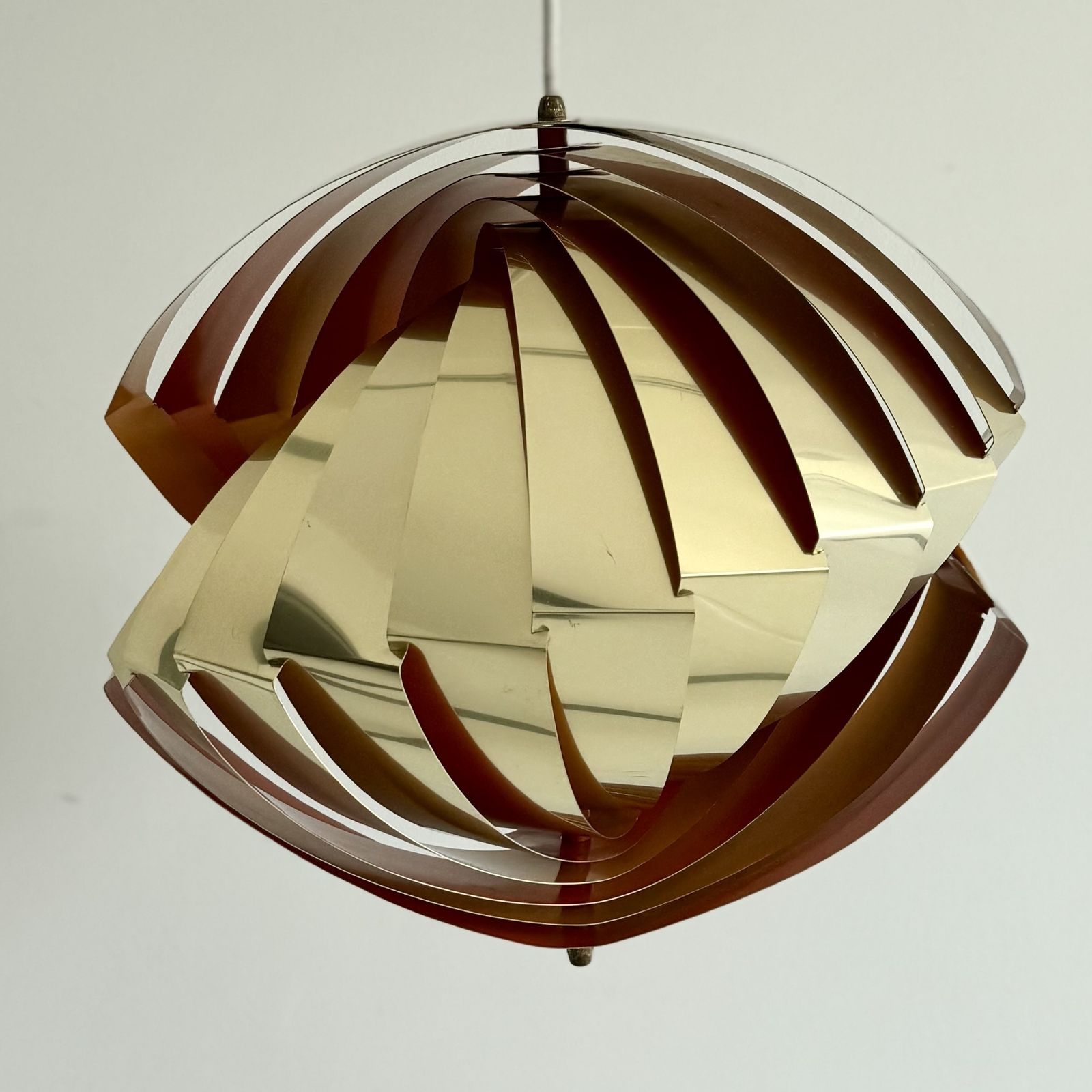 A 1960s Danish  Louis Weisdorf Konkylie Pendant Lamp For Lyfa, 1963. photo furniture