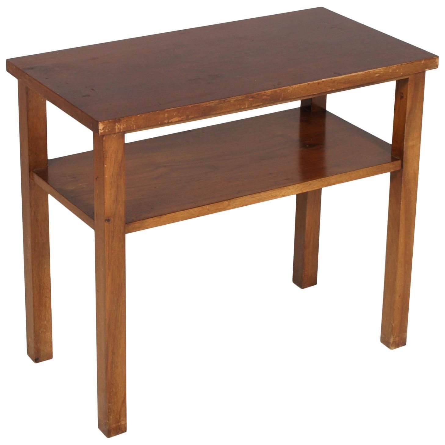 Country 1920s Art Deco Occasional Table, Coffee Table, In Walnut, Wax Polished
